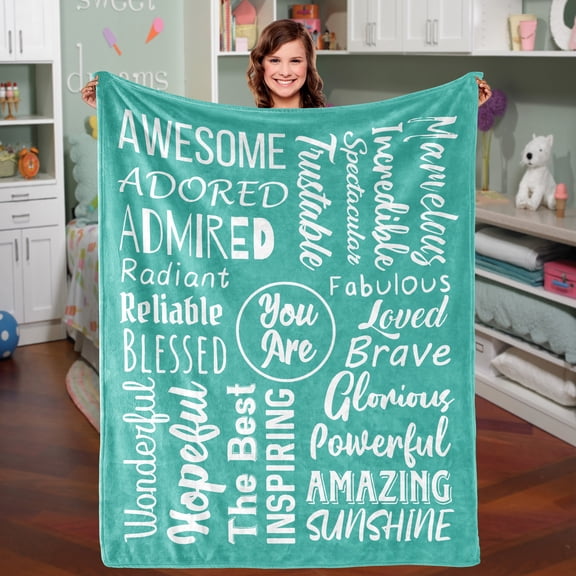 AMZLAL Gifts For Women Inspiration Gifts For Kids From Parents Birthday Gifts Idea For Women Blanket 50*60