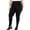 Noir - blkgry, variante sur Style & Co. Leggings Décontractés pour Femmes à Bordure en Velours, Noir, Grande Taille, 18W