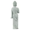 thumbnail image 4 of Ornement de Jardin Debout Bouddha Pierre en Résine Effet Zen Statue Extérieure Intérieure, 4 of 7