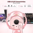 thumbnail image 2 of Micrófono MAONO PD200XS Dynamic XLR/USB con software rosa, 2 of 9