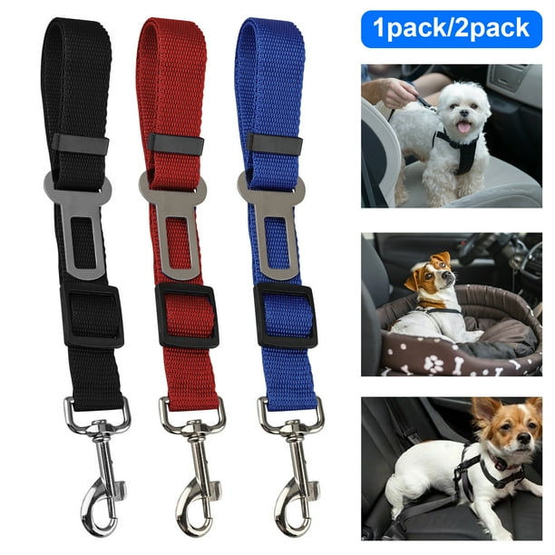 EEEkit Dog Seat Belt 2/1 Pack Safety Dog Car Seat Belt Strap Car