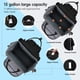 thumbnail image 2 of DERJUNSTAR Bolsa de pañales Mochila Bolsas de pañales para bebés Negro, 2 of 5