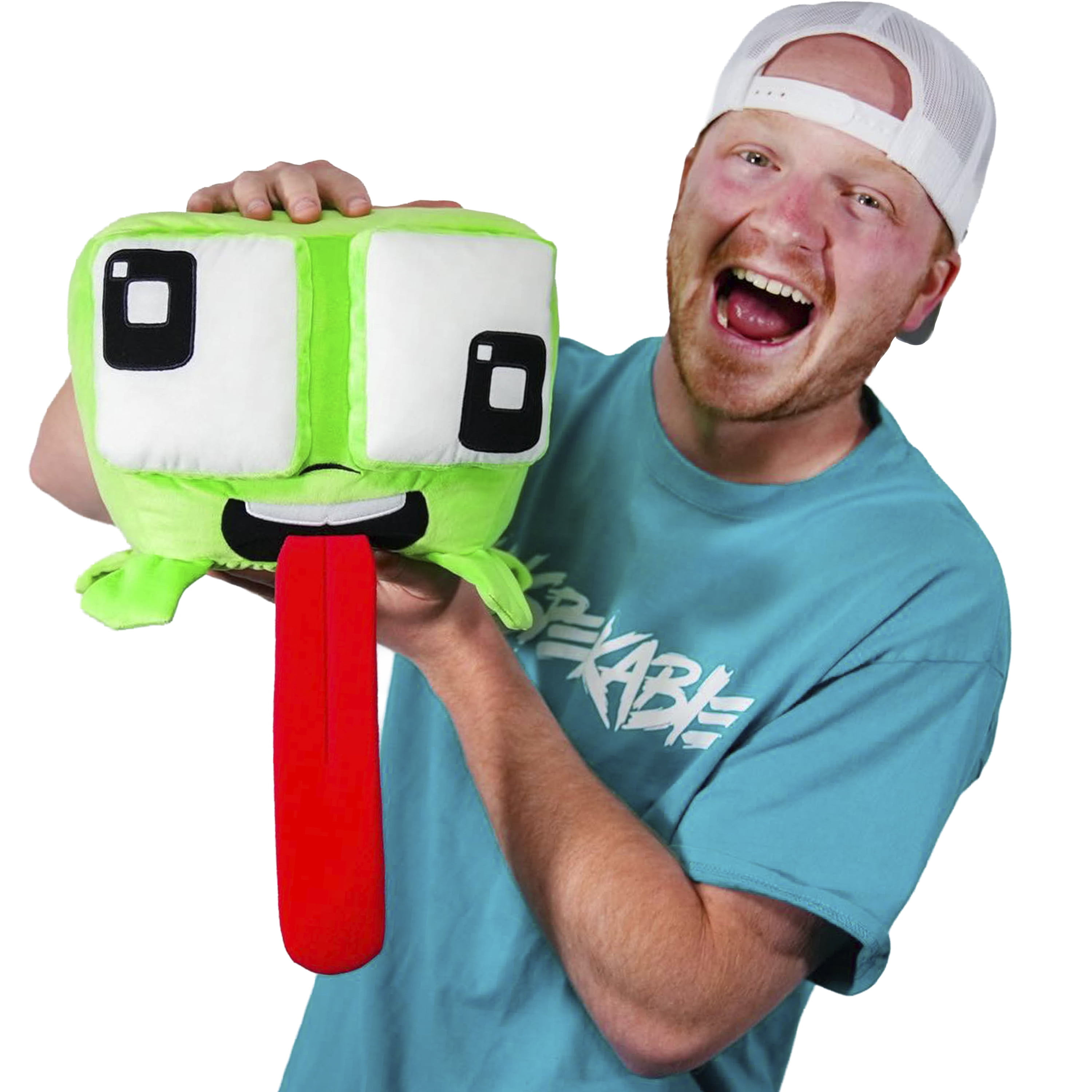 Unspeakable Frog Face Plush – Walmart Collector Con Exclusive, Soft Green Frog Plush Toy for Kids & Fans