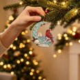 thumbnail image 5 of Cardinal Christmas Hanging Ornaments,Red Cardinal Ornaments for Christmas Tree Old World Christmas Ornaments Xmas Decor Cardinal Mom Remembrance Memorial Sympathy Bird Lover Gift 3.15 Inch, 5 of 6