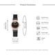 thumbnail image 2 of Mirar XR4594 Reloj de pulsera elegante para mujer con patrón de mariposa 3D Reloj elegante de vestir para mujer Pulsera de cuarzo analógica Reloj casual delicado con correa de aleación 1 1, 2 of 5
