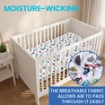 thumbnail image 4 of Today's Kids 2-Pack Race Cars Fitted Baby Crib Sheets Boy - Nursery Toddler Bed Sheets for Boys, Soft Breathable Microfiber, Elastic Edge with Deep Pockets, Machine Washable - Fits 28" x 52" Mattress, 4 of 7