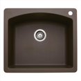 thumbnail image 1 of Diamond Single Bowl Silgranit II Drop-In Kitchen Sink - Cafe Brown, 1 of 1