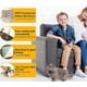 thumbnail image 3 of Cat Scratch Deterrent Tape - 12 X 17 Inches 8 Pcs - Furniture Protector From Pet Scratch, Clear Double Side Anti-scratch, 3 of 5