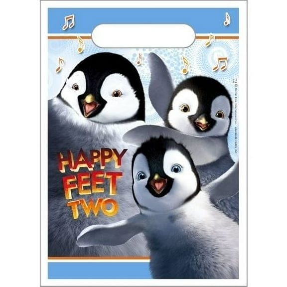 Happy Feet 'Two' Favor Bags (8ct)