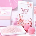 thumbnail image 4 of Spa Gift Baskets for Women Valentine's Day, 10 Pcs Cherry Blossom Bath Sets, Luxury Birthday Body Care Gift Sets for Her, 4 of 10