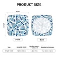 thumbnail image 6 of Lsque Winter Knit Hat and Socks Printed Square Couch Cushion Covers, Floral Sofa Cushion Covers Replacement, Stretch Couch Covers for Couch-16.9in, 6 of 9