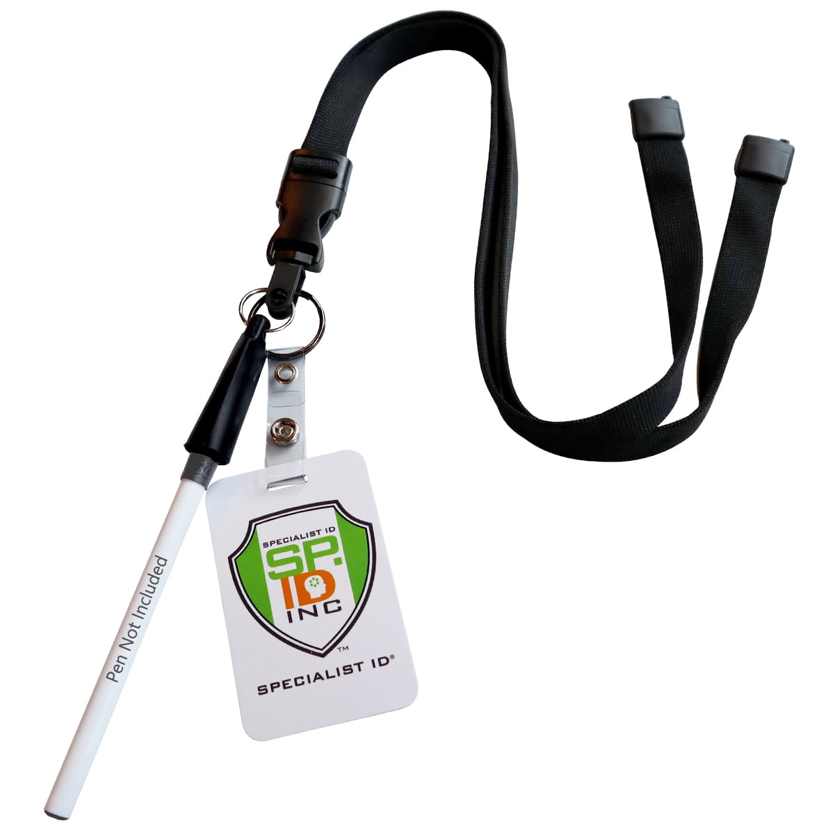 Useful Neck Strap Lanyard Safety For Name Badge Holder Keys Metal Ring 1 Pcs