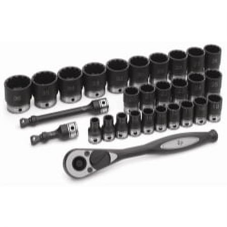 UPC: 0838780001869 | Grey Pneumatic 82229M 29 Piece 1/2   Drive Metric 12 Point Duo-socket Set