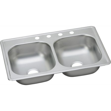 Elkay Dayton Drop In Steel Kitchen Sink Satin