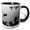 Black/White, variant on 3drose, Mallard Ducks at Lake Ella Tallahasse Florida, 11oz Two-tone Black Mug