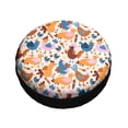 thumbnail image 3 of Kll Cute Chickens Tire Cover,Universal Wheel Tire Cover For Trailer, Rv, Suv, Truck,Camper And Many Vehicle,(14 Inch), 3 of 8