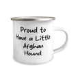 thumbnail image 2 of Proud to Have a Little Afghan Hound. 12oz Camper Mug, Afghan Hound Dog Present From Friends, Joke For Pet Lovers, 2 of 2