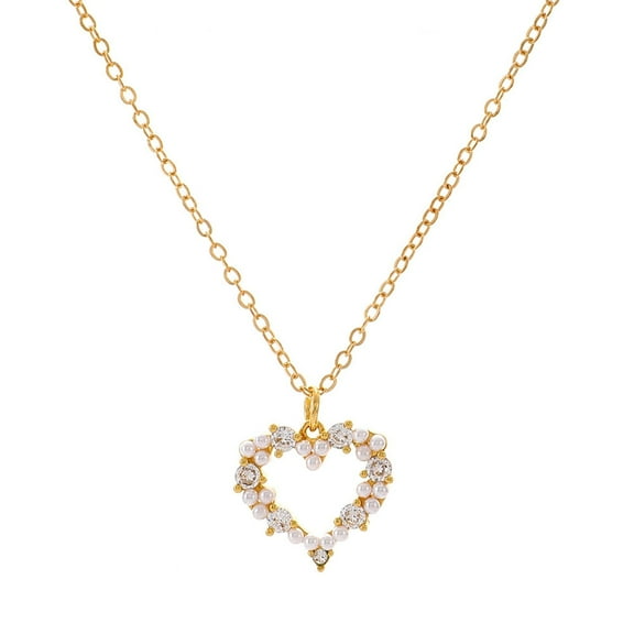 Pendant Necklace for Women Design Inlaid Simple Women Jewelry Necklace Ladies Pendant Necklace Gift