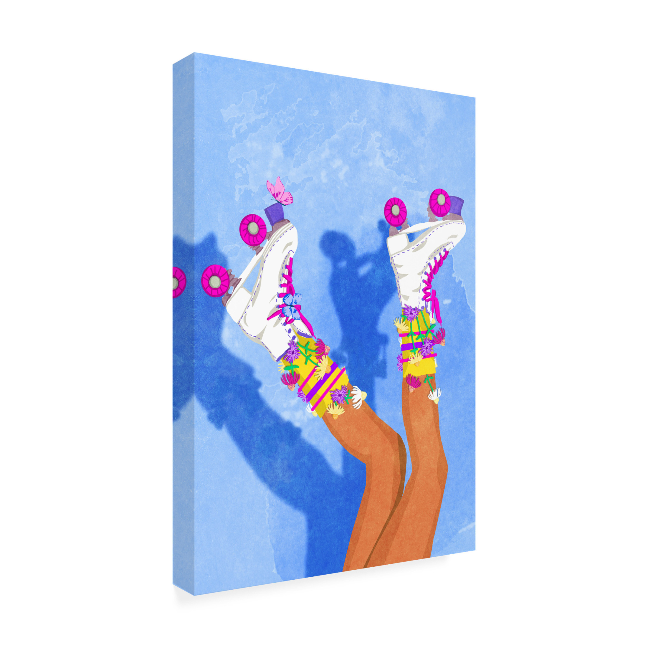 Trademark Fine Art Raissa Oltmanns Skate like a Girl Canvas Wall Art