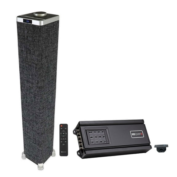 MB QUART RA1-710.5 700w 5-Channel Car Amplifier Bass Remote Home Tower Speaker