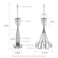 thumbnail image 3 of Anzuelos de pesca Anzuelo de ancla de pulpo con jaula de cebo Accesorios de equipo de pesca Ndcxsfigh Para Estrenar, 3 of 3