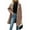 Camel Color, variant on Women Winter Wool Blend Mid-Long Coat Double-Breasted Lapel Jacket Outwear Navy Blue M