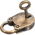 thumbnail image 4 of Candado con llave, forma de oso, mini candado, candado de estilo antiguo vintage, 4 of 5
