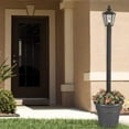 thumbnail image 2 of Patio Living Cambridge 00411 Single Lantern Planter-Color:Cast Iron, 2 of 3