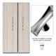 thumbnail image 3 of Metal Bamboo Knuckle Door Handle Silver for Cabinet Grip 2Pcs Zinc Alloy, 3 of 5