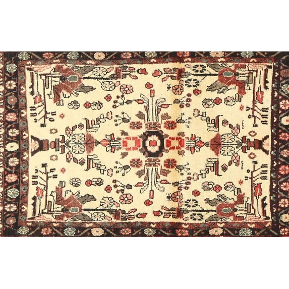 Ahgly Company Indoor Rectangle Traditional Dark Sienna Brown Animal Area Rugs, 6' x 9'