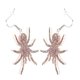 thumbnail image 4 of 2pcs Pendientes de araña coloridos creativos Pendientes de brillo acrílico Accesorios de orejas, 4 of 5