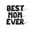 Black, variant on Letter Balloons - BEST MOM EVER 16" Inch Alphabet Letters Foil Mylar Balloon Mother's Day or Birthday Party or Birthday Party Banner (Gold)