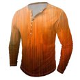 thumbnail image 1 of FAIWAD Plus Size Tops for Men Long Sleeve Button Pullover Casual Slim Comfy Basic Stretch Workout Shirts, 1 of 4