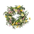 thumbnail image 4 of TISHITA Artificial Daisy Flower Green Eucalyptus Leaves Wall Decor Spring Wreath Front Door for Festival Garden Valentine's Day Party, 4 of 8