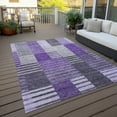 thumbnail image 6 of Addison Rugs Chantille Indoor/Outdoor Transitional Striped Purple Washable Rectangle Rug, 5' x 7'6", 6 of 6