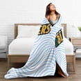 thumbnail image 5 of UAB Blazers Logo Fleece Blanket, Very Soft Microfiber Flannel Blanket for Couch Warm and Cozy for All Seasons, Black, 5 of 6