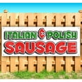 thumbnail image 1 of Italian & Polish Sausage 13 oz Vinyl Banner With Metal Grommets, 1 of 4