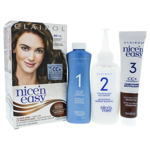 Clairol Nice N Easy Permanent Color - 6A 114 Light Ash Brown