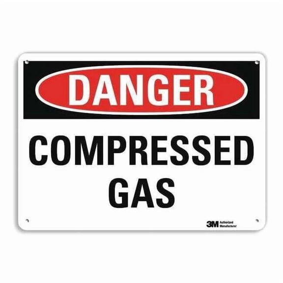 Lyle Danger Sign,10 in x 14 in,Aluminum U3-1186-RA_14X10