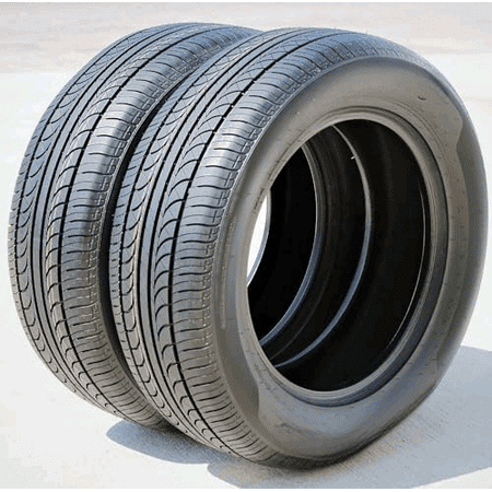 Set of 2 (TWO) PC369 All-Season Passenger Car Performance Radial Tires-225/60R17 225/60/17 225/60-17 99H Load Range SL 4-Ply BSW Black Side Wall UTQG 380AA