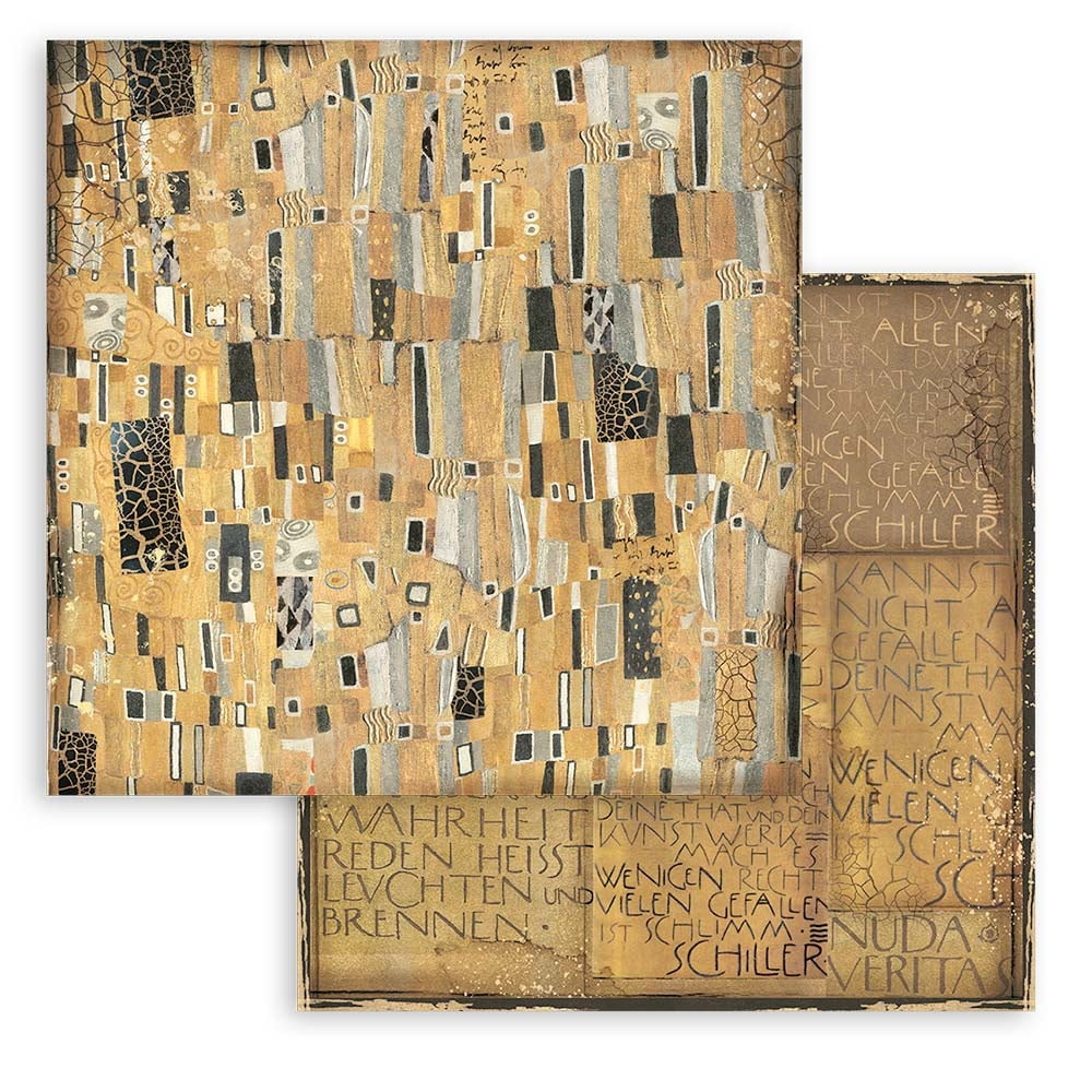 Stamperia Backgrounds Double-Sided Paper Pad 12"X12" 10/Pkg-Klimt