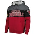 thumbnail image 2 of Men's Starter Heather Charcoal/Cardinal Arizona Cardinals Extreme Pullover Hoodie, 2 of 4