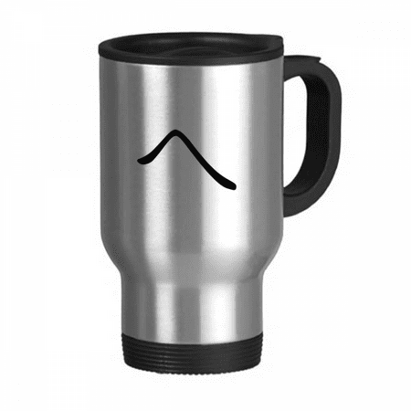 

Japanese Hiragana Character HE Travel Mug Flip Lid Stainless Steel Cup Car Tumbler Thermos