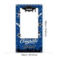 thumbnail image 2 of Tong Graduation Class Of 2026 Graduation Party Photo Booth Prop Congrats Grad Background 2026 Blue And Black Grad Party For High School College Grad, 2 of 4