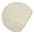 thumbnail image 2 of DII Off White Round Crochet Bath Mat, 2 of 4