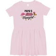 thumbnail image 3 of Inktastic Papas Little Cowgirl with Cowgirl Hat and Boots Girls Toddler Dress, 3 of 5