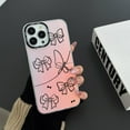 thumbnail image 6 of Laser Bow Butterfly Line Draw Matte Soft  for iPhone Case (Colored,iPhone 11), 6 of 6