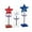A, variant on HengDidi 4th of July Wooden Star Decor Set - 3Pcs Patriotic Tabletop Accents for Home, Office, Party, Indoor Outdoor Holiday Decorations