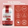 thumbnail image 5 of Fresh Nutrition Berberine Supplement 500mg Strongest DNA Verified 90, 5 of 9