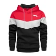 thumbnail image 3 of Sudaderas con capucha estampadas para hombre, ropa deportiva para exteriores, a la moda sudadera con bolsillo, simplicidad de calle, top a juego de tres colores, Otoño e Invierno, 3 of 5